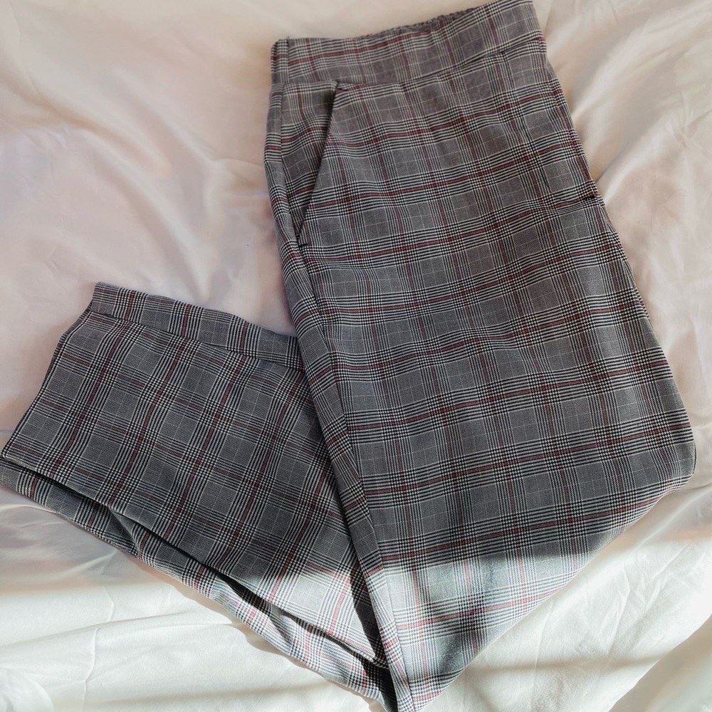 Plaid Work Pants